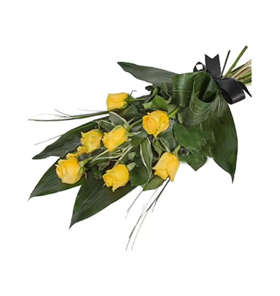 Yellow Rose Bundle For Symphathizing