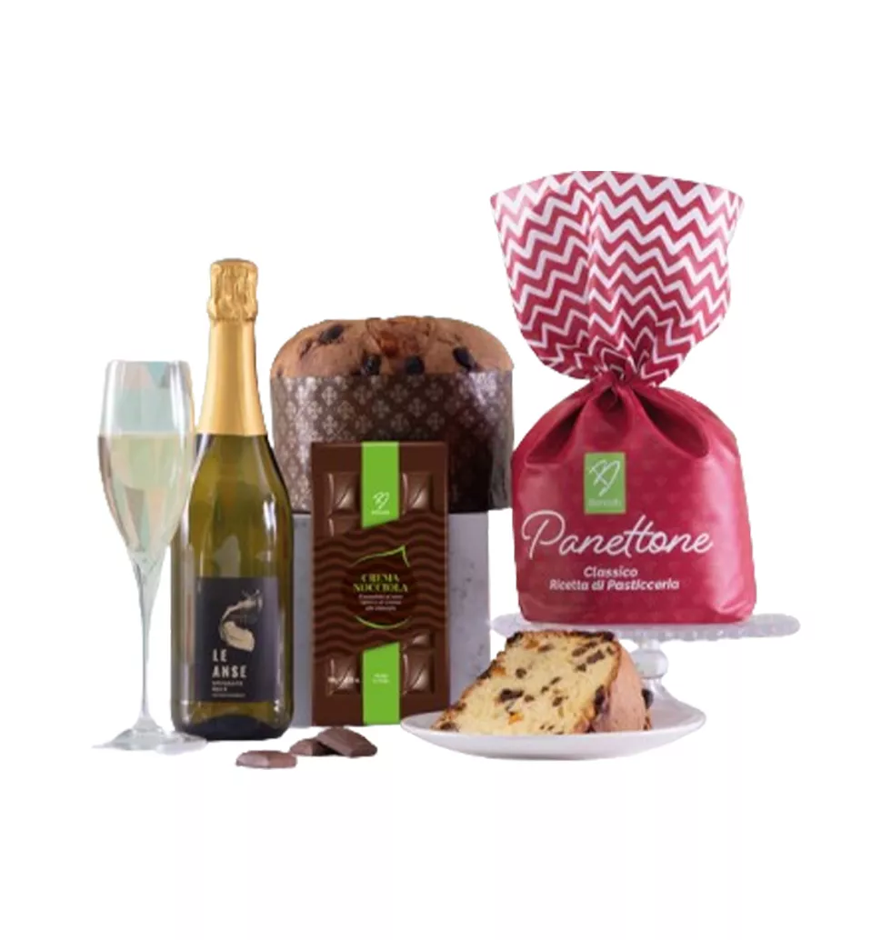 Delicious Panettone Paired with Bubbles