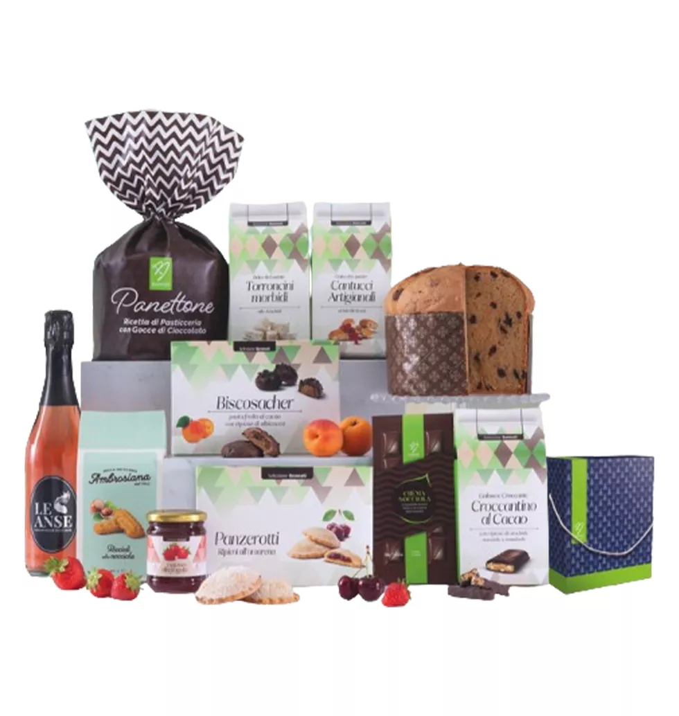 Elegant Sweets and Sparkling Wine Collection