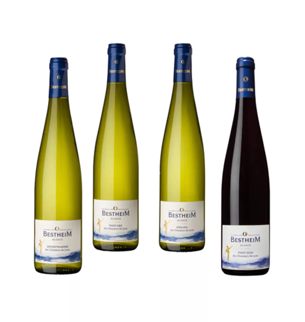 Elegant Alsace Wine Collection