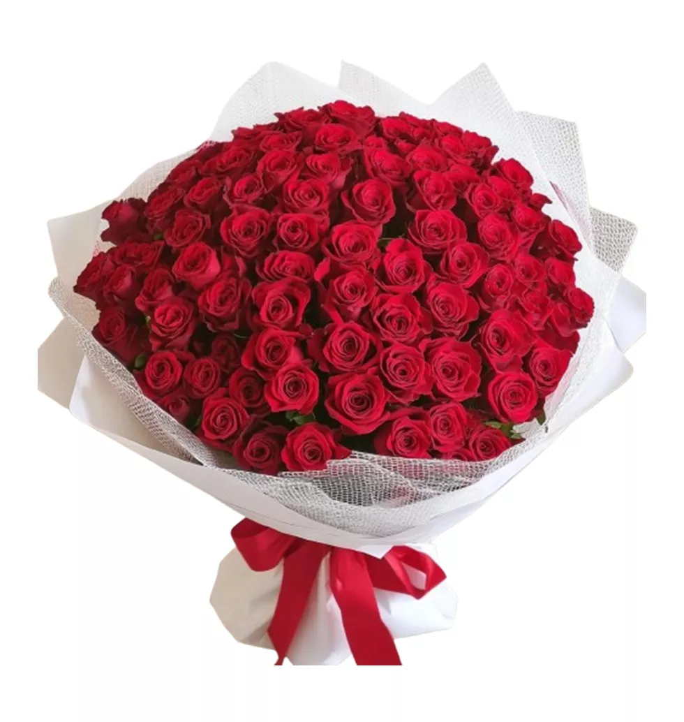 Stunnin Red Roses Bouquet