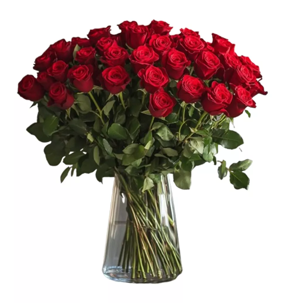 Romantic Red Rose Bouquet