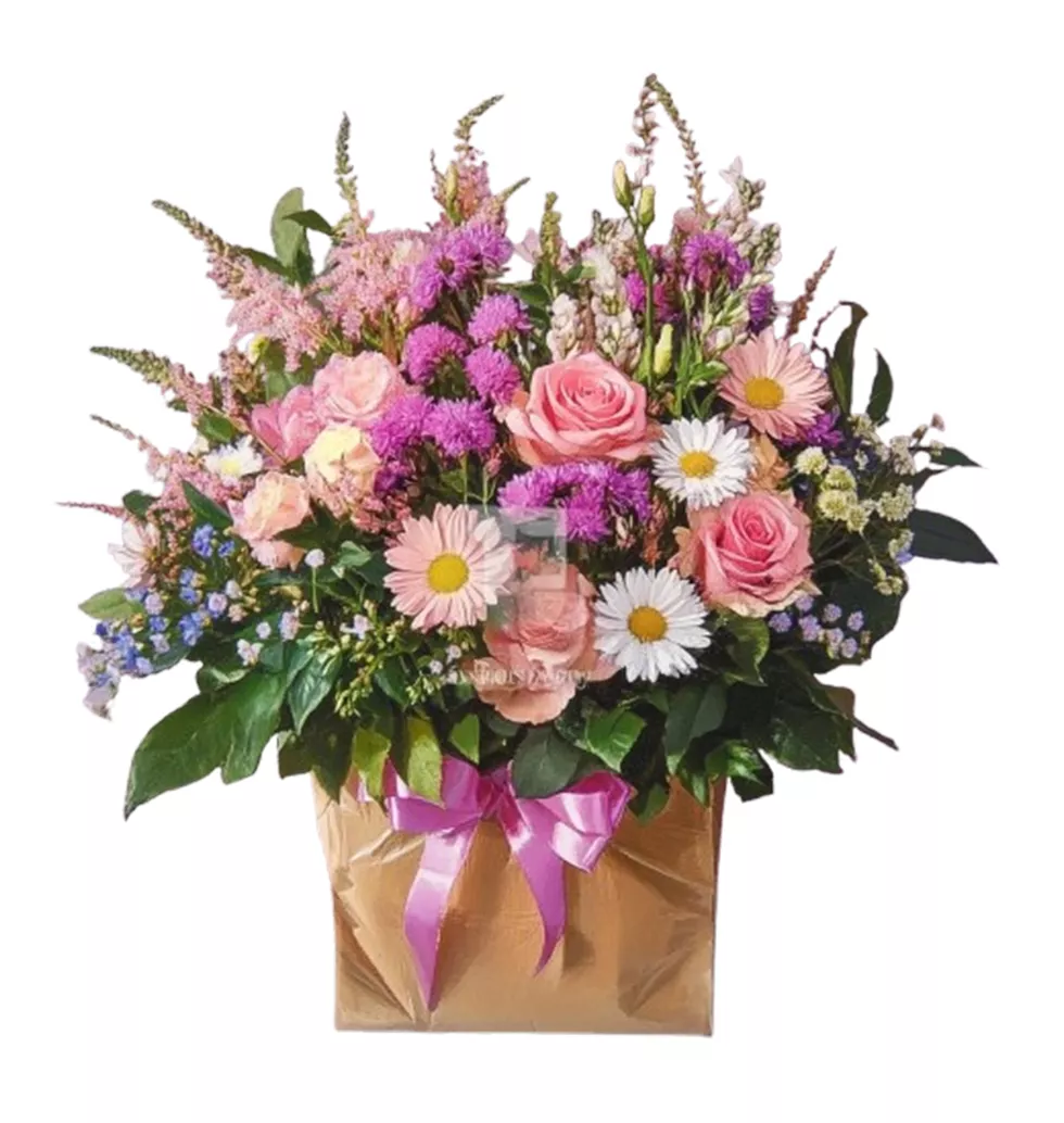 Elegant Shades of Pink Flower Bouquet